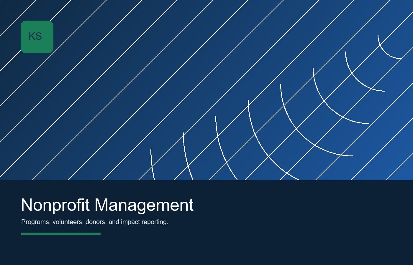 Nonprofit service team